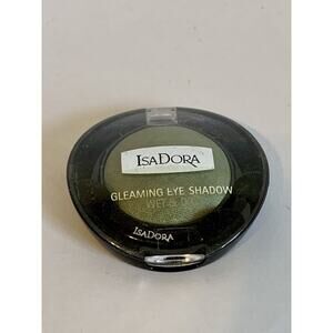 IsaDora Gleaming Eye Shadow Wet & Dry .07 oz 2.1 Color 85 Pistachio Green Rare